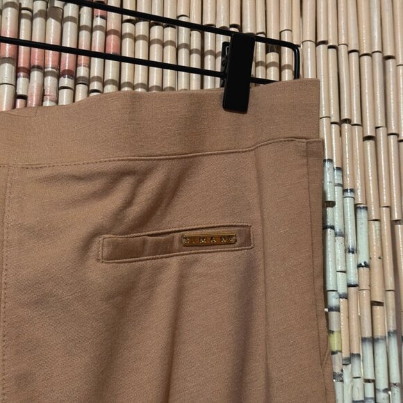 Iman Global Chic Slip into Slim Perfect Ponte Boot-Cut Pant, Camel, Large - Picture 7 of 13